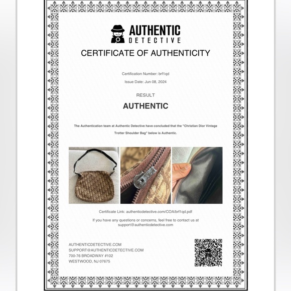 Vintage Dior Shoulder Bag - sold - Picture 13 of 13